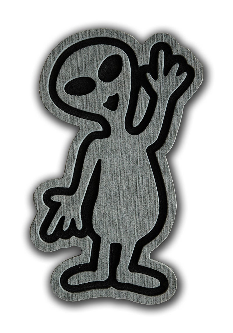 Toejamr Snowboard Stomp Pad - Alien - Gray - Image 1